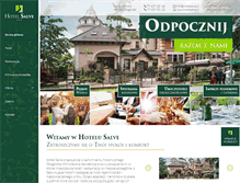Tablet Screenshot of hotelsalve.pl
